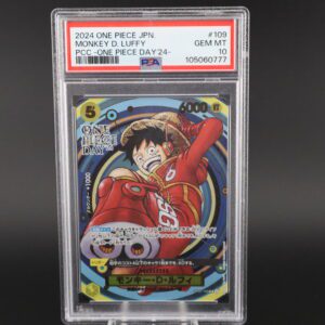 A graded 1994 One Piece trading card featuring Luffy.