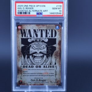 A graded 2013 Topps Walking Dead comic card featuring a wanted poster design.