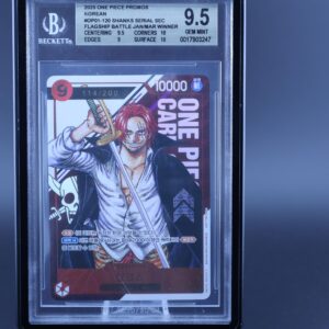 Graded One Piece manga volume with striking cover art.