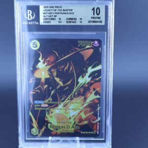 Dragon Ball Z card graded 10 by BGS with Goku and Vegeta in battle.